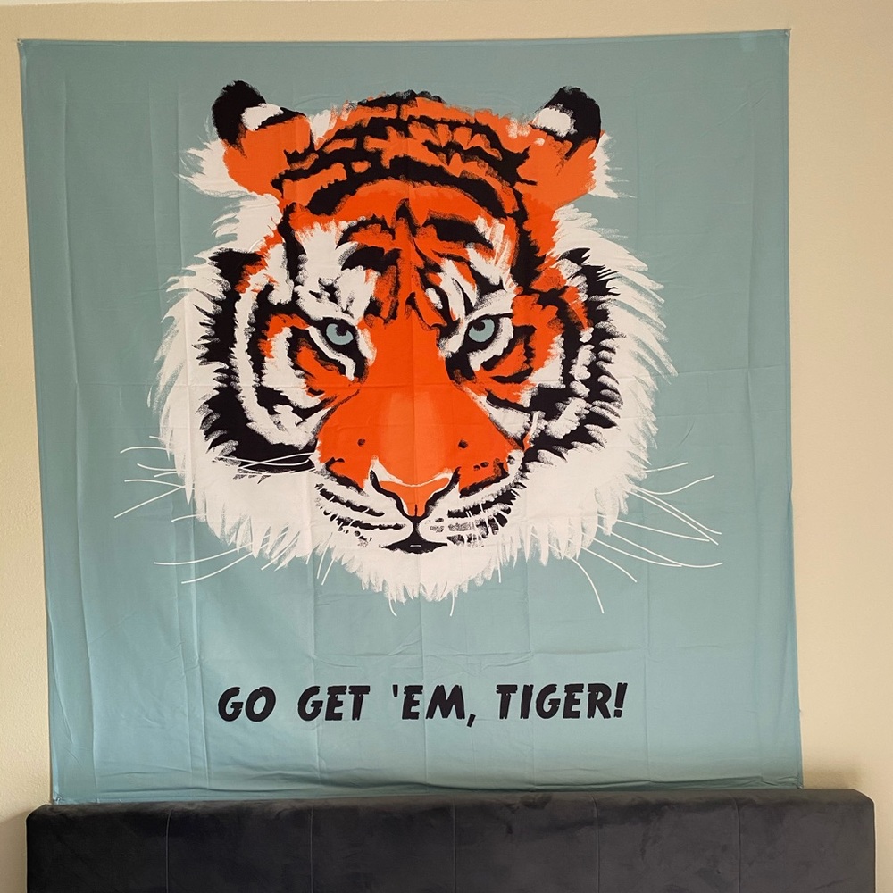 Room Essential Tiger Tapestry. Go Get ‘Em, Tiger